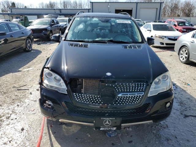 4JGBB8GB5BA677580 - 2011 MERCEDES-BENZ ML 350 4MATIC BLACK photo 5