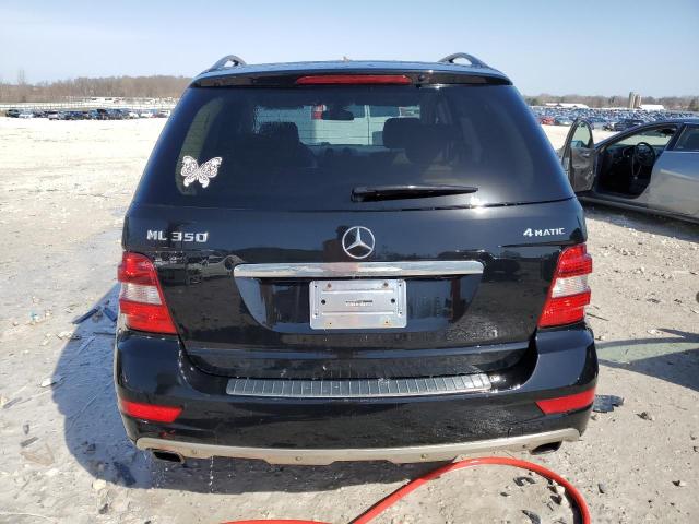 4JGBB8GB5BA677580 - 2011 MERCEDES-BENZ ML 350 4MATIC BLACK photo 6