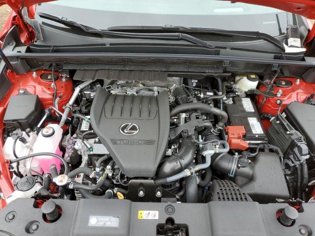 2T2KGCEZ7PC017645 - 2023 LEXUS NX 350 RED photo 12