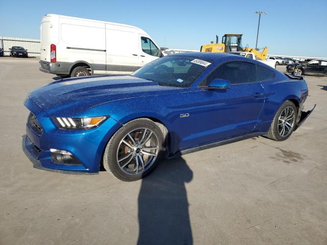 1FA6P8CF3H5276892 - 2017 FORD MUSTANG GT BLUE photo 1