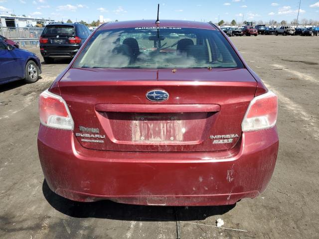 JF1GJAA68EH018636 - 2014 SUBARU IMPREZA RED photo 6