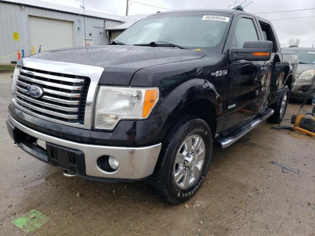 1FTFW1ET2BFC26784 - 2011 FORD F150 SUPERCREW BLACK photo 1