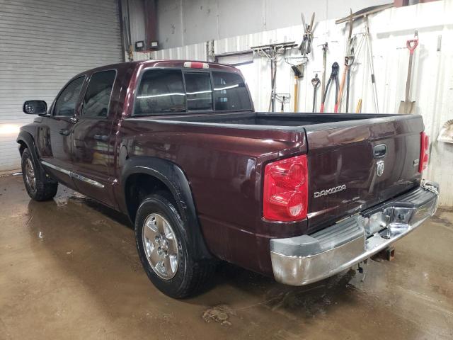 1D7HW58N85S179517 - 2005 DODGE DAKOTA QUAD LARAMIE BURGUNDY photo 2