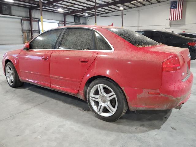 WAUAF78E78A059013 - 2008 AUDI A4 2.0T RED photo 2