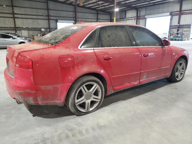 WAUAF78E78A059013 - 2008 AUDI A4 2.0T RED photo 3