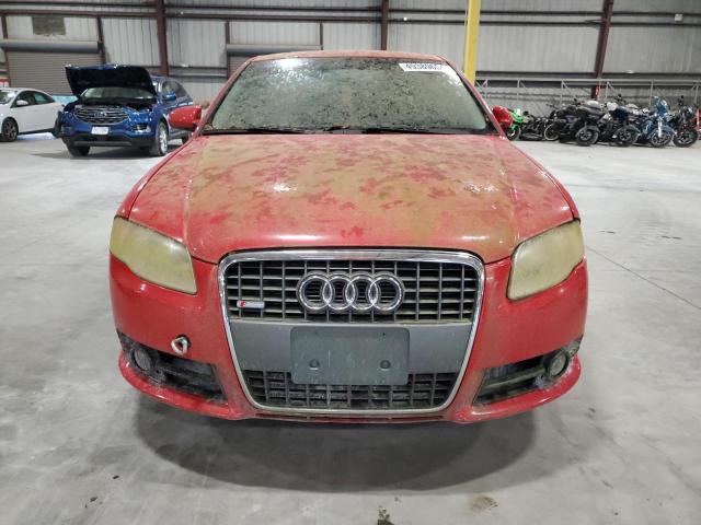 WAUAF78E78A059013 - 2008 AUDI A4 2.0T RED photo 5