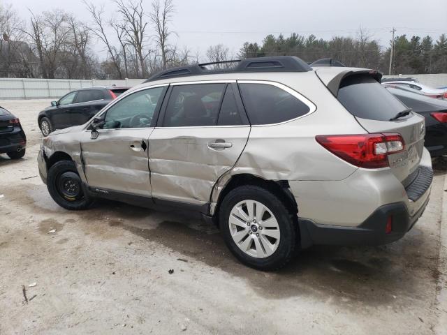 4S4BSAFC8K3393446 - 2019 SUBARU OUTBACK 2.5I PREMIUM BEIGE photo 2