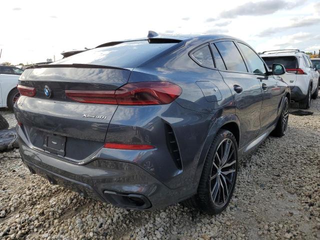 5UXCY6C07N9M12583 - 2022 BMW X6 XDRIVE40I GRAY photo 3