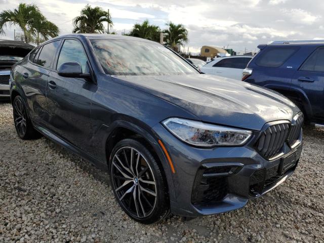 5UXCY6C07N9M12583 - 2022 BMW X6 XDRIVE40I GRAY photo 4
