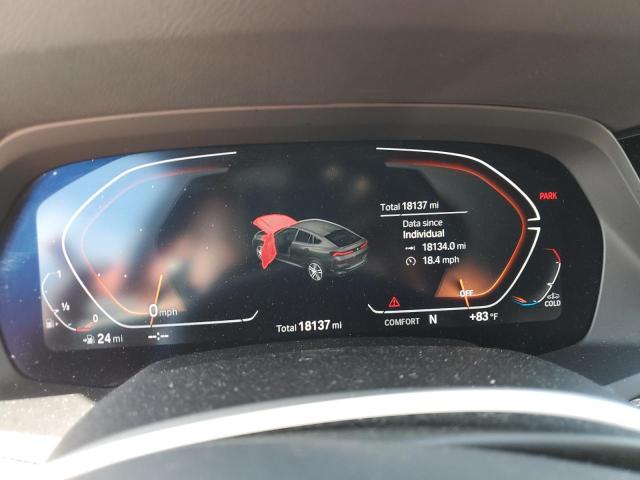 5UXCY6C07N9M12583 - 2022 BMW X6 XDRIVE40I GRAY photo 9