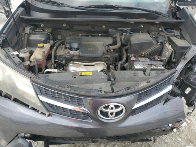 2T3WFREV7EW083463 - 2014 TOYOTA RAV4 XLE GRAY photo 12