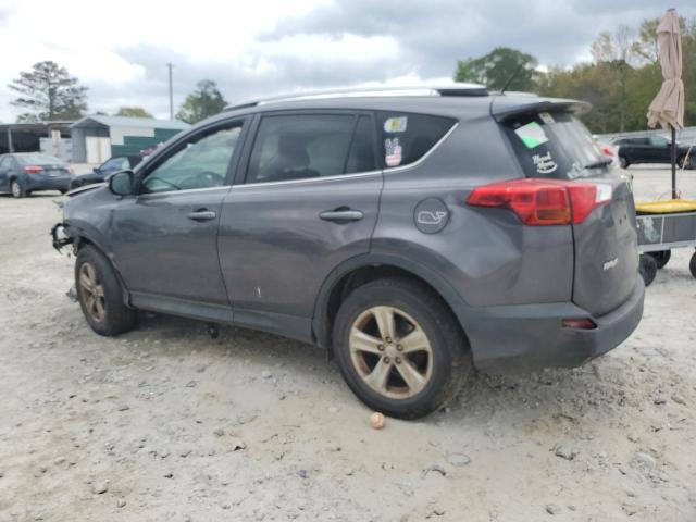 2T3WFREV7EW083463 - 2014 TOYOTA RAV4 XLE GRAY photo 2