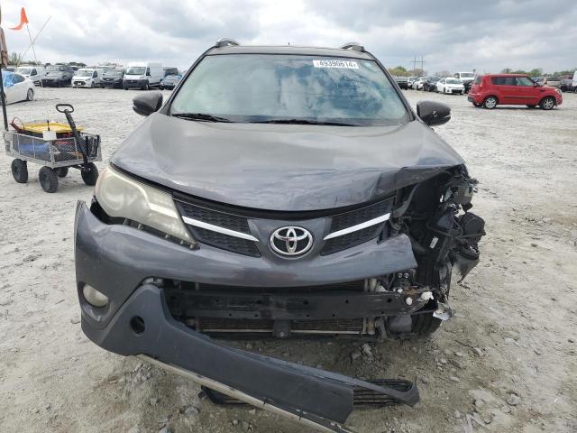 2T3WFREV7EW083463 - 2014 TOYOTA RAV4 XLE GRAY photo 5