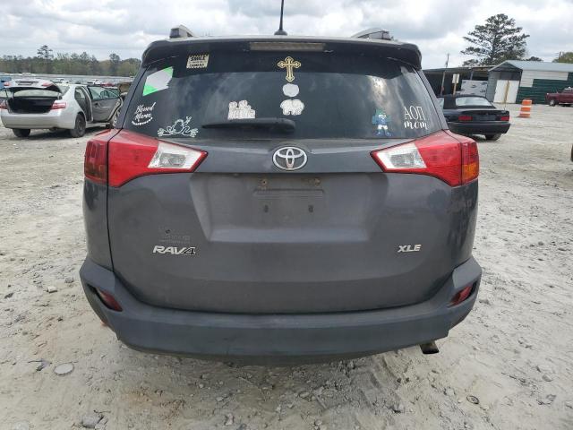 2T3WFREV7EW083463 - 2014 TOYOTA RAV4 XLE GRAY photo 6