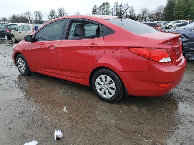 KMHCT4AE7GU107213 - 2016 HYUNDAI ACCENT SE RED photo 2