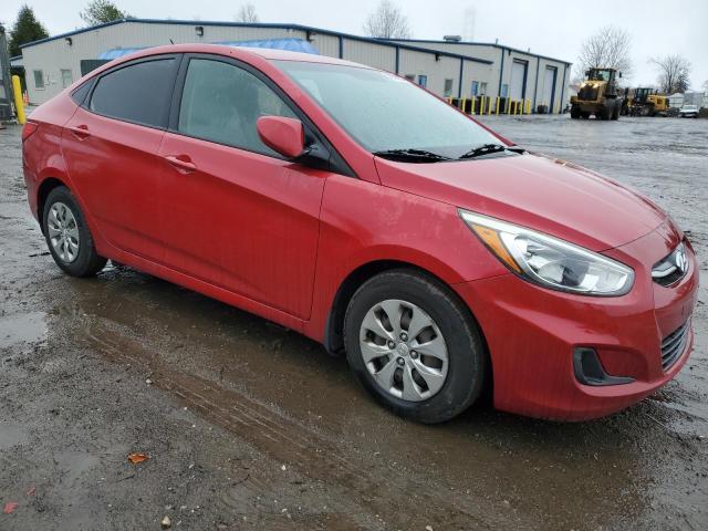 KMHCT4AE7GU107213 - 2016 HYUNDAI ACCENT SE RED photo 4