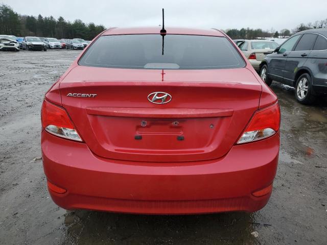 KMHCT4AE7GU107213 - 2016 HYUNDAI ACCENT SE RED photo 6