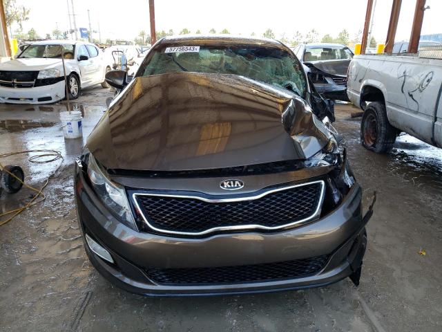 5XXGM4A73FG401331 - 2015 KIA OPTIMA LX GRAY photo 5