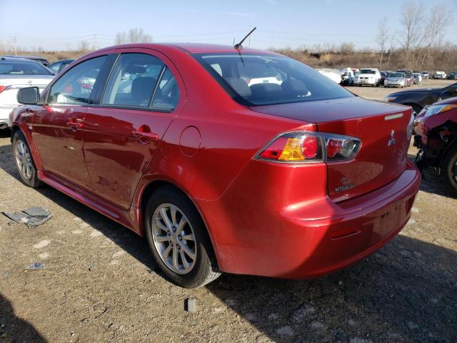 JA32U2FU6BU046462 - 2011 MITSUBISHI LANCER ES/ES SPORT RED photo 2