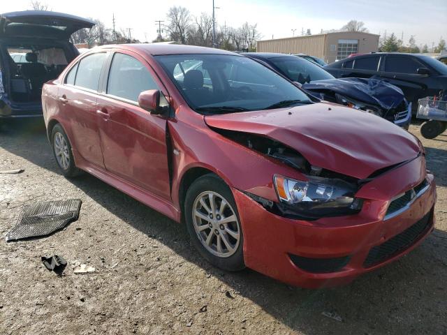 JA32U2FU6BU046462 - 2011 MITSUBISHI LANCER ES/ES SPORT RED photo 4