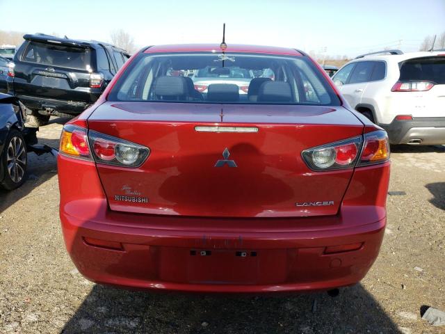 JA32U2FU6BU046462 - 2011 MITSUBISHI LANCER ES/ES SPORT RED photo 6