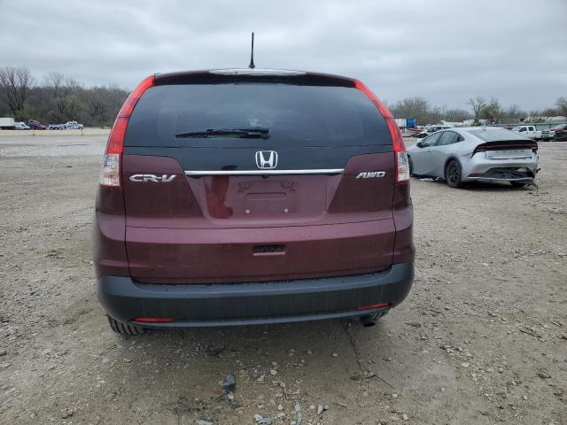 5J6RM4H55DL036719 - 2013 HONDA CR-V EX BURGUNDY photo 6