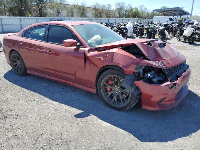 2C3CDXL95FH824881 - 2015 DODGE CHARGER SRT HELLCAT MAROON photo 4