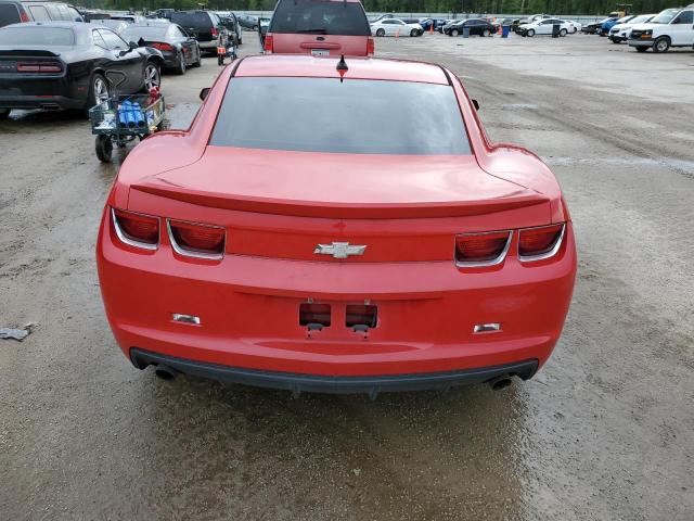 2G1FB1E33D9106315 - 2013 CHEVROLET CAMARO LT RED photo 6