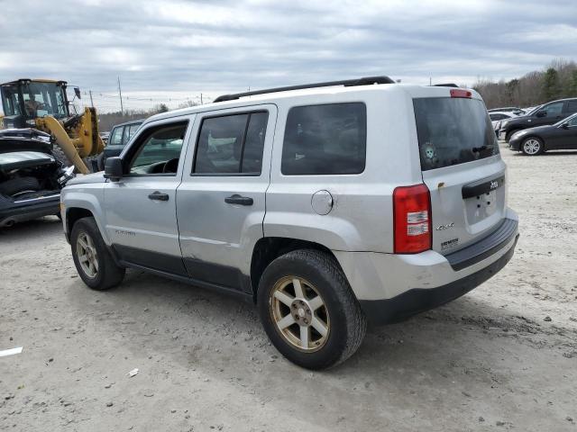 1C4NJRBB3ED507500 - 2014 JEEP PATRIOT SPORT SILVER photo 2