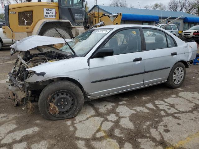 1HGES16325L030289 - 2005 HONDA CIVIC DX VP ვერცხლისფერი ფოტო 1