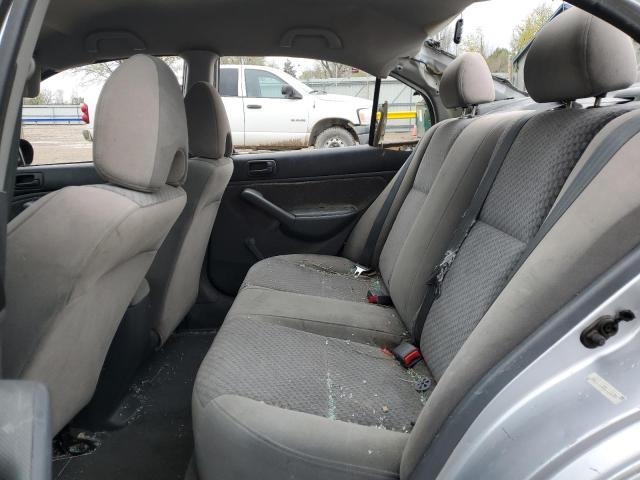 1HGES16325L030289 - 2005 HONDA CIVIC DX VP ვერცხლისფერი ფოტო 10