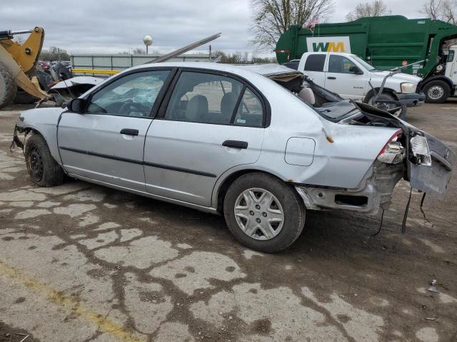 1HGES16325L030289 - 2005 HONDA CIVIC DX VP ვერცხლისფერი ფოტო 2