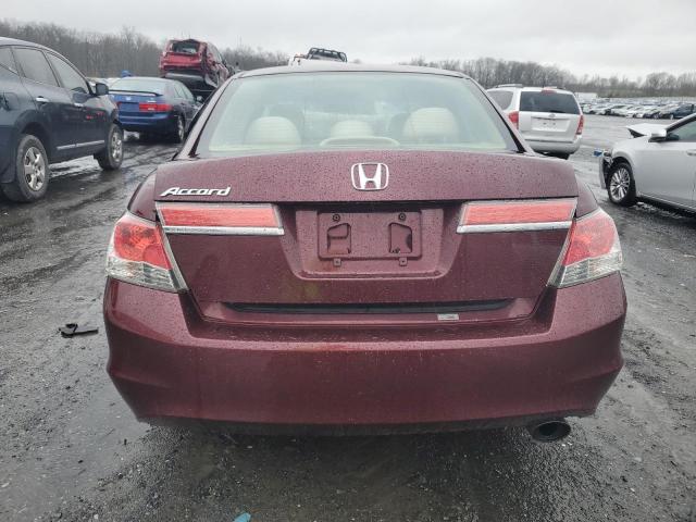 1HGCP2F7XCA183206 - 2012 HONDA ACCORD EX BURGUNDY photo 6