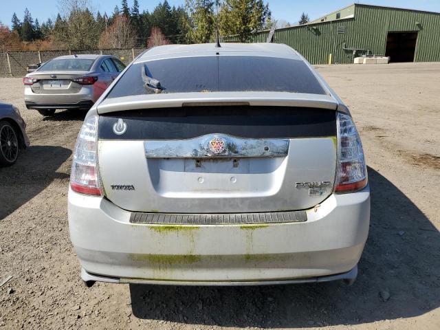 JTDKB20U277637328 - 2007 TOYOTA PRIUS SILVER photo 6