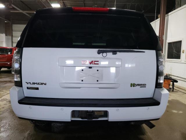 1GKFK135X9R109385 - 2009 GMC YUKON HYBRID WHITE photo 6