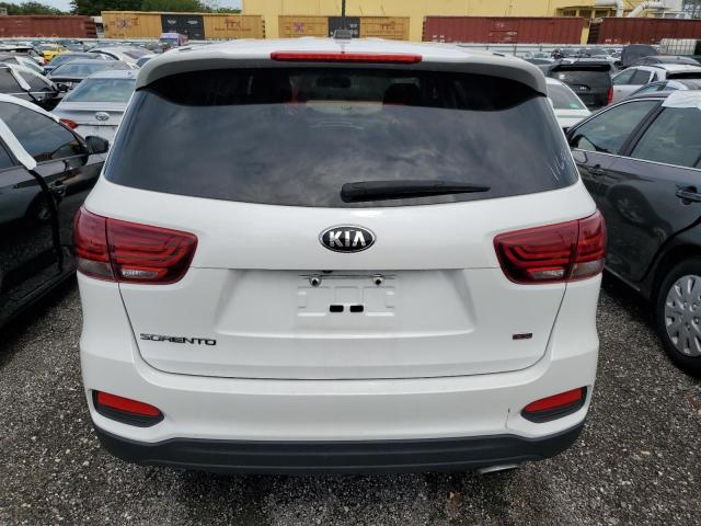 5XYPG4A33KG575264 - 2019 KIA SORENTO L WHITE photo 6