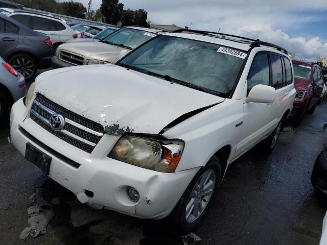 JTEEW21A560028338 - 2006 TOYOTA HIGHLANDER HYBRID WHITE photo 1