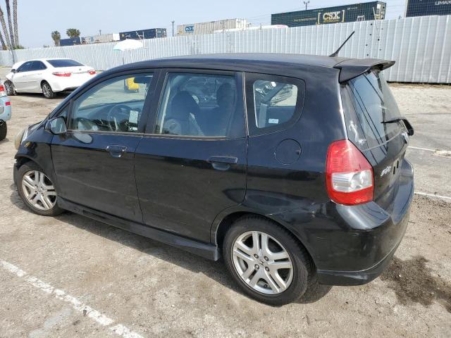 JHMGD38688S001103 - 2008 HONDA FIT SPORT BLACK photo 2