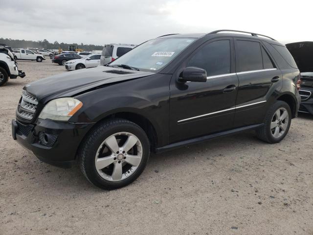 4JGBB8GB9BA676836 - 2011 MERCEDES-BENZ ML 350 4MATIC BLACK photo 1