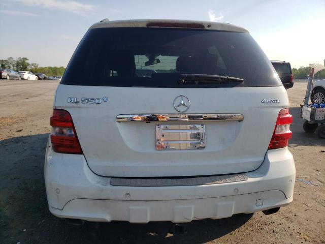 4JGBB72E98A340835 - 2008 MERCEDES-BENZ ML 550 WHITE photo 6