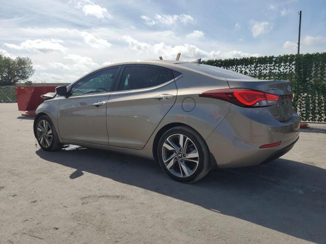 5NPDH4AE9GH796207 - 2016 HYUNDAI ELANTRA SE TAN photo 2