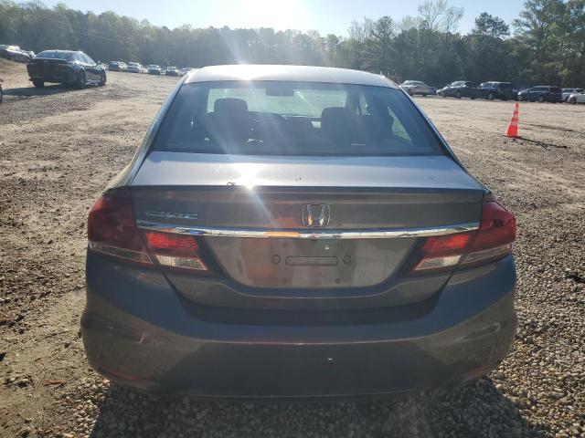 2HGFB2F52EH504539 - 2014 HONDA CIVIC LX GRAY photo 6