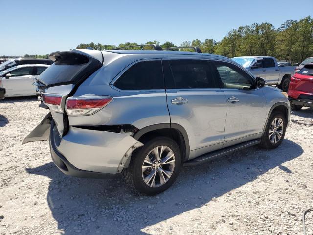 5TDKKRFH3FS078072 - 2015 TOYOTA HIGHLANDER XLE SILVER photo 3