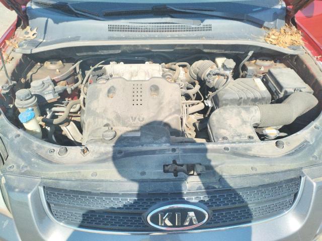 KNDJE723287495195 - 2008 KIA SPORTAGE EX RED photo 12