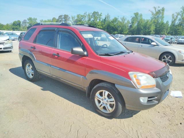 KNDJE723287495195 - 2008 KIA SPORTAGE EX RED photo 4