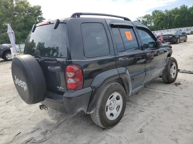 1J4GL48K35W665752 - 2005 JEEP LIBERTY SPORT BLACK photo 3