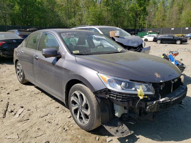 1HGCR2F8XGA002579 - 2016 HONDA ACCORD EXL GRAY photo 4