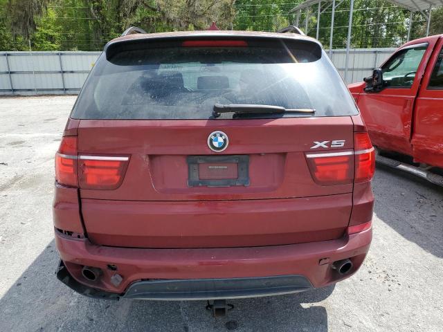 5UXZV4C5XBL742235 - 2011 BMW X5 XDRIVE35I BURGUNDY photo 6