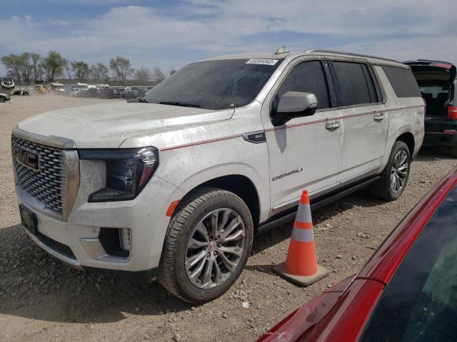 1GKS2JKL7MR135367 - 2021 GMC YUKON XL DENALI WHITE photo 1