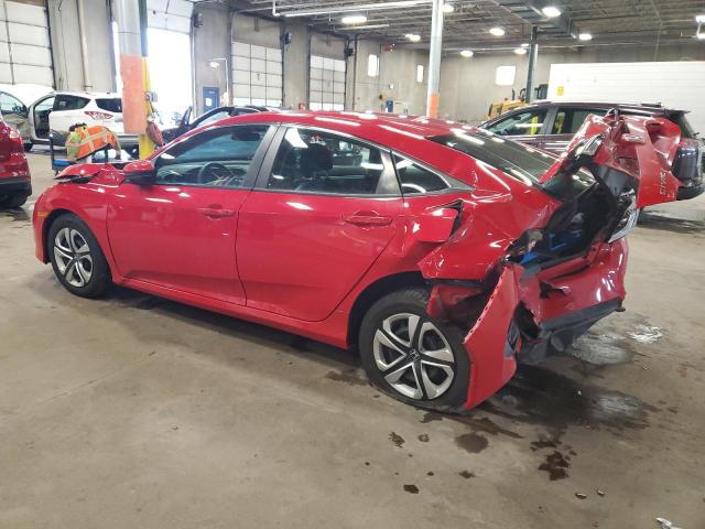 2HGFC2F56HH549176 - 2017 HONDA CIVIC LX RED photo 2